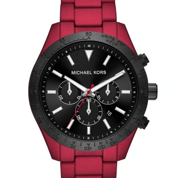 Michael Kors Other - Michael Kors Watch Red Stainless Steel